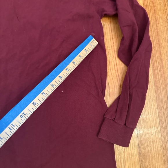 Virginia Tech Hokies Shirt Men Size M Maroon Tee Long Sleeve by MV sport (c6 - Picture 7 of 9